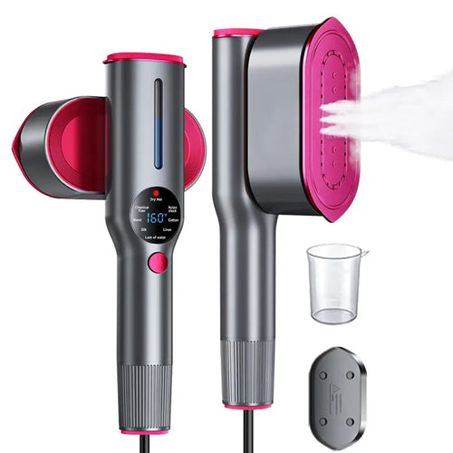 Garment Steamer for Clothes, Portable Travel Clothing Steamer Iron, 7 Mode with LED Display, 5s Fast Heating, 90° Swivel Handle, New Year Gift,Summervibes