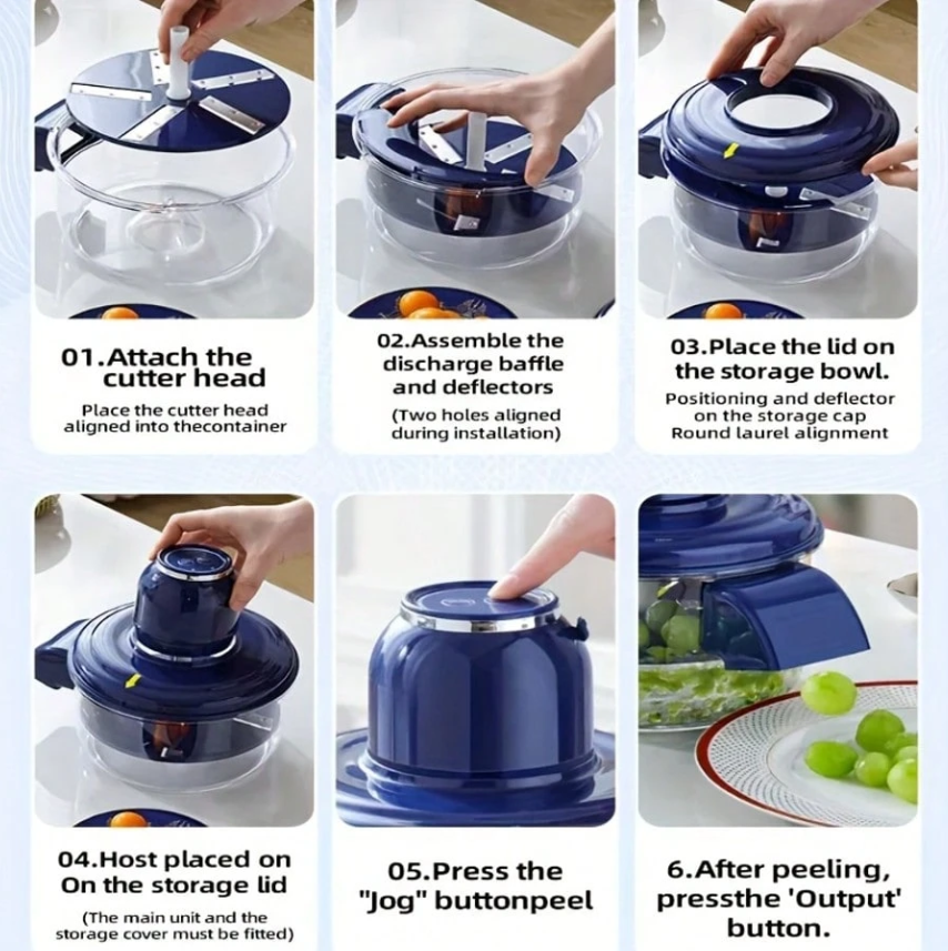 Rechargeable Electric Fruit & Vegetable Peeler